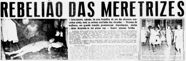 Recortejogo de caça niquel valendo dinheirojornal retrata a rebelião das meretrizes e o falecimentojogo de caça niquel valendo dinheirouma dessas profissionais durante os protestos