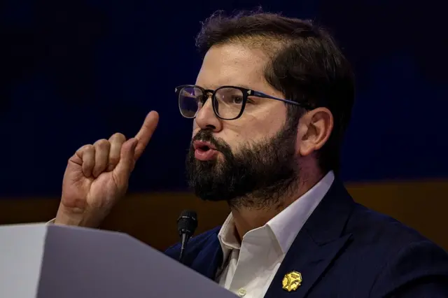 El expresidente de Chile, Gabriel Boric.
