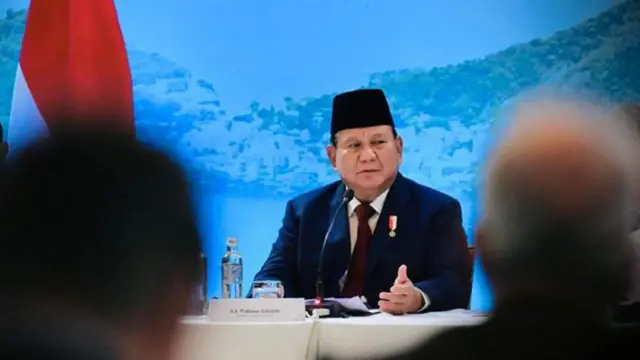 Presiden Prabowo Subianto menghadiri forum bisnis Indonesia-Brasil.