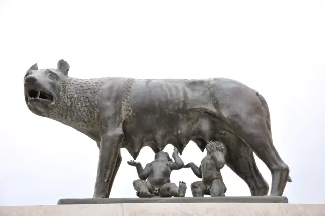 رمولوس و رموس پس از بزرگ شدن تصمیم به ساختن یک شهر گرفتند