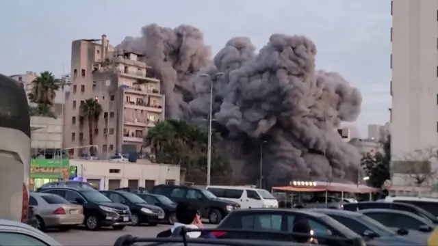 израелски напад на бејрут, експлозија у бејруту