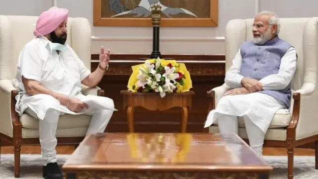 ਅਮਰਿੰਦਰ ਸਿੰਘ ਅਤੇ ਨਰਿੰਦਰ ਮੋਦੀ