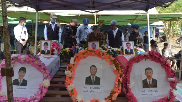 စစ်တွေမှာ ကျင်းပတဲ့လွတ်လပ်ရေးနေ့ အခမ်းအနားအပြန်မှာ ပစ်ခတ်တိုက်ခိုက်ခံခဲ့ရပြီး သေဆုံးခဲ့တာဖြစ်ပါတယ် 
