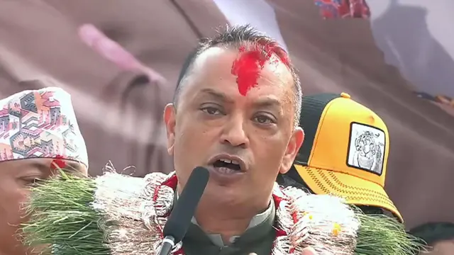 नेपाली कांग्रेसका सभापति गगन थापाको तस्बिर