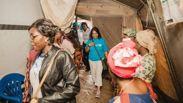 UNICEF direktörü Gupta kampı ziyaret etti