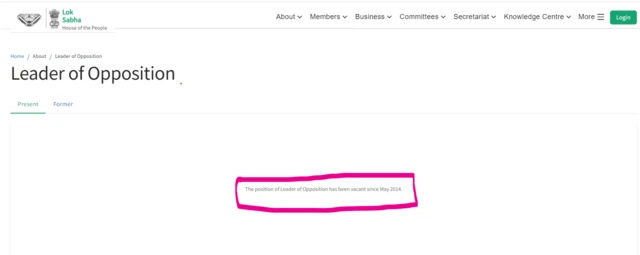 లోక్సభ వెబ్సైట్