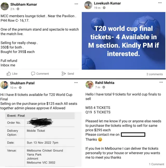 ٹکٹیں، فروخت، انڈین شائقین، پاکستان