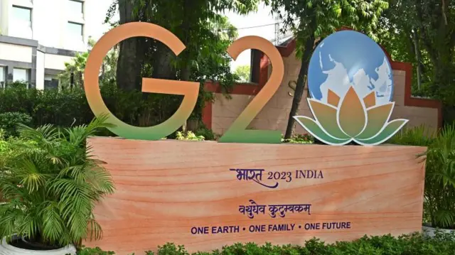 दिल्ली में जी-20 सम्मेलन की तैयारी.