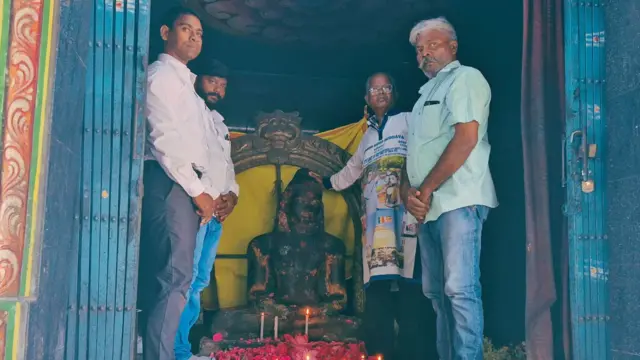 சேலம் தலைவெட்டி முனியப்பன் சிலையா? புத்தர் சிலையா?