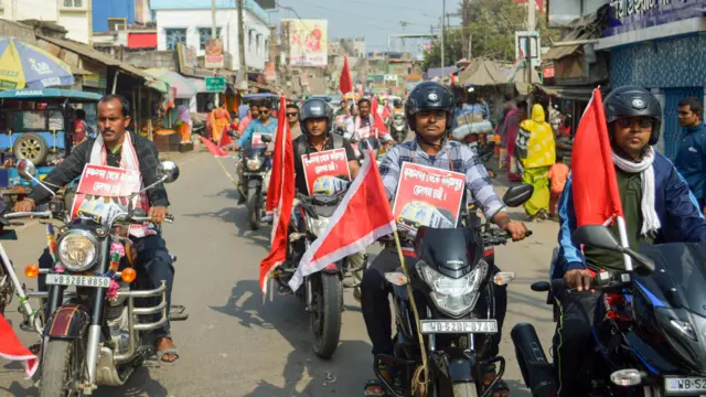 মতুয়া মহাসংঘের আয়োজিত একটি বাইক মিছিল