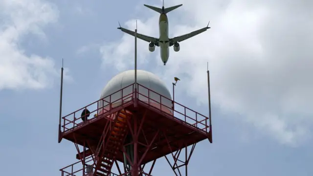 Bandara Changi, Singapura, pesawat