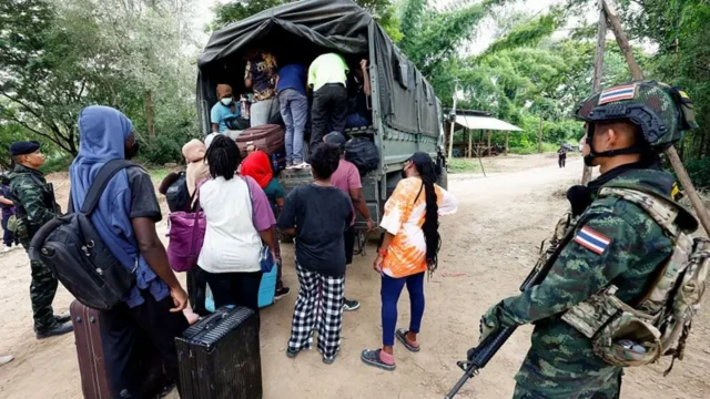 ၂၀၂၅ အောက်တိုဘာ ၂၄ ရက်မှာ ထိုင်းဘက်ကို ထွက်ပြေးလာတဲ့ KK park မှာ အလုပ်လုပ်ခဲ့သူတွေ