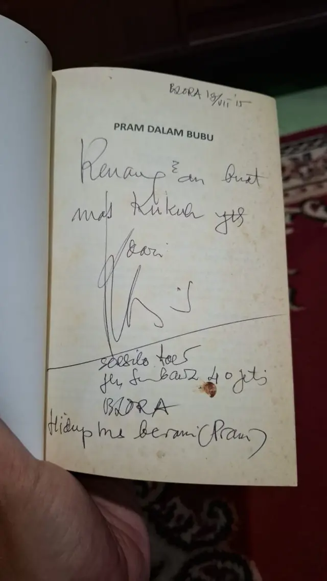 Pramoedya Ananta Toer, 100 Tahun Pramoedya Ananta Toer, Pram Dalam Buru