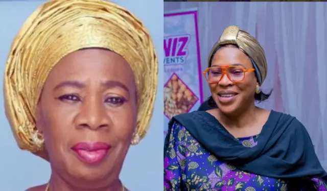 Aworan Faithia Williams ati iya rẹ to di oloogbe