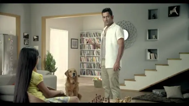 ધોની જાહેરાતમાં