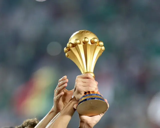 Le trophée de la Coupe d'Afrique des Nations
