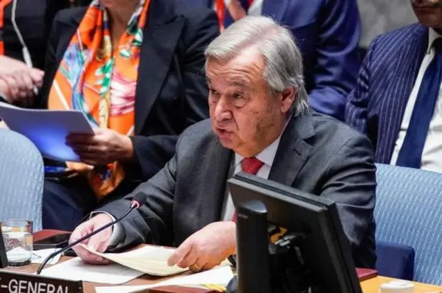 BMT-nin baş katibi Antonio Guterres