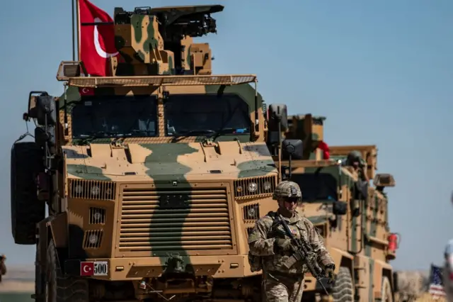 ارتش ترکیه در حال حاضر بخشهایی از شمال سوریه را اشغال کرده است