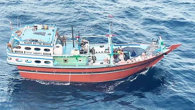 پهلوان از یک قایق ماهیگیری برای قاچاق قطعات موشک کروز ضد کشتی ساخت ایران و یک کلاهک جنگی استفاده کرد