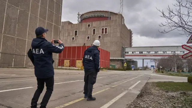 এ বছর মার্চে জাপোরিশা মারমাণবিক কেন্দ্রে আইএইএ-র দুজন পরিদর্শক