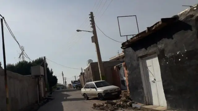 خسارت‌های زلزله در بخش گل‌گیر مسجدسلیمان