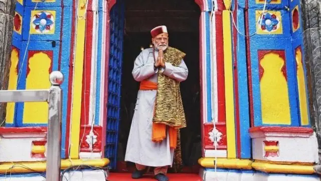 કેદારનાથમાં વડા પ્રધાન નરેન્દ્ર મોદી 