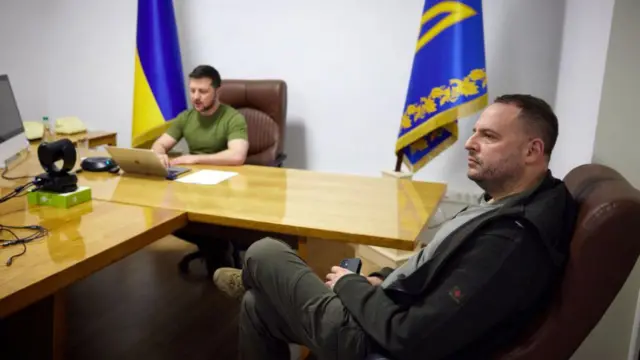 Андрій Єрмак і Володимир Зеленський