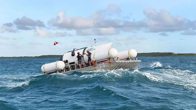 Пошуки зниклого підводного човна Титан, океан 