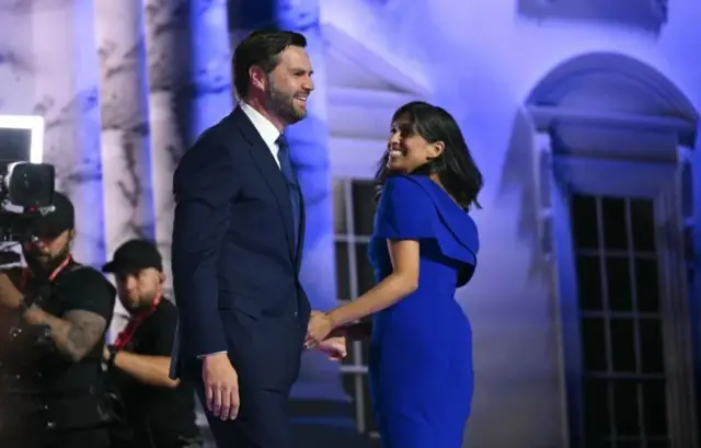 ونس و همسرش