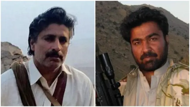 Dr Allah Nazar Baloch (left) and Bashir Zeb (right)