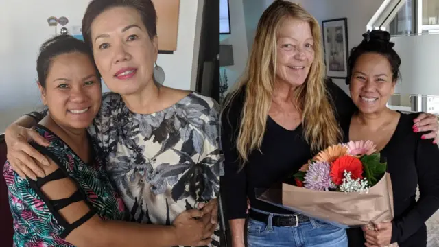 ลูกค้าสักคิ้วที่เสียชีวิตใน 2 เดือนต่อมา (ซ้าย) / ลูกค้ามะเร็งผิวหนัง (ขวา)