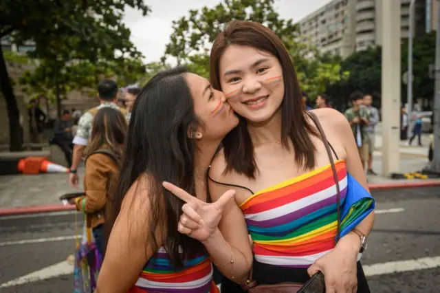 یک زوج در تایوان