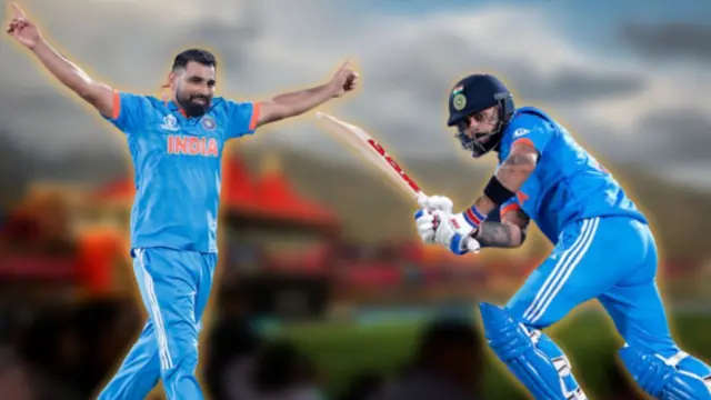 વિરાટ કોહલી અને મોહમ્મદ શમી 