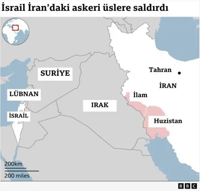 Orta Doğu haritası
