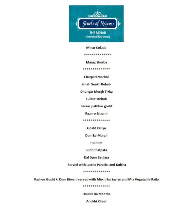 జ్యూయల్ ఆఫ్ నిజాం రెస్టారెంట్