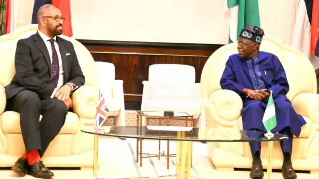 James Cleverly àti Tinubu