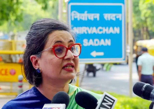 সন্দেশখালি ইস্যুতে নির্বাচন কমিশনে অভিযোগ জানিয়ে এসে তৃণমূল এমপি সাগরিকা ঘোষ