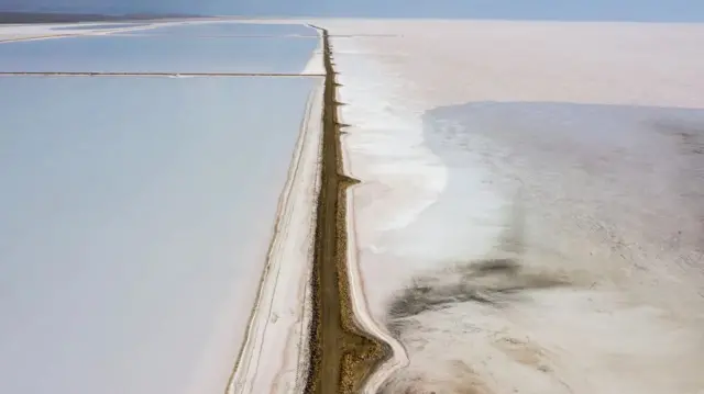 Disparition d'un lac