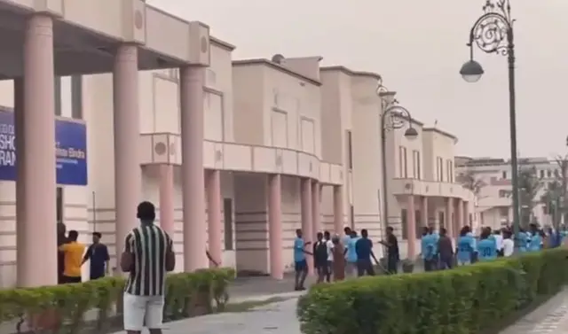 Students clash