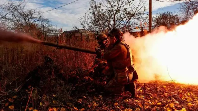 Українські бійці в Авдіївці