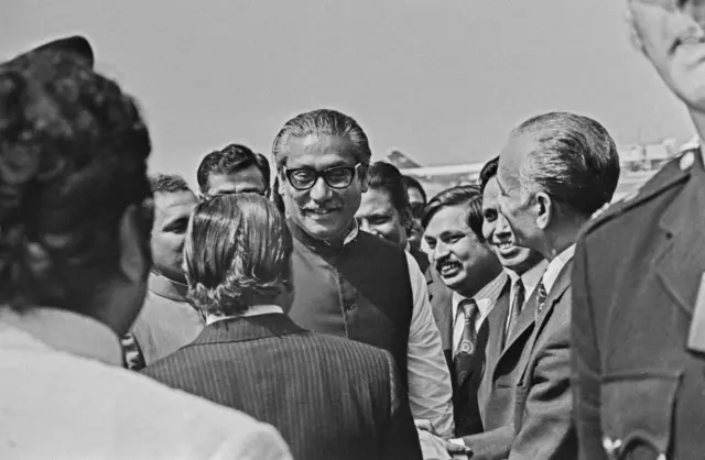 ஷேக் முஜிபுர் ரஹ்மான், பாகிஸ்தான், இந்தியா, வங்கதேசம், வரலாறு
