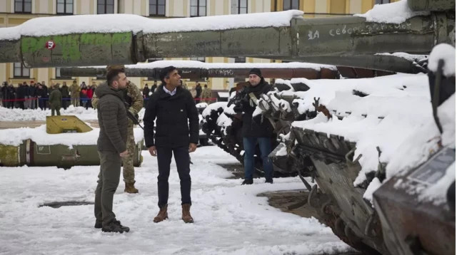Rishi Sunak và Volodymyr Zelensky