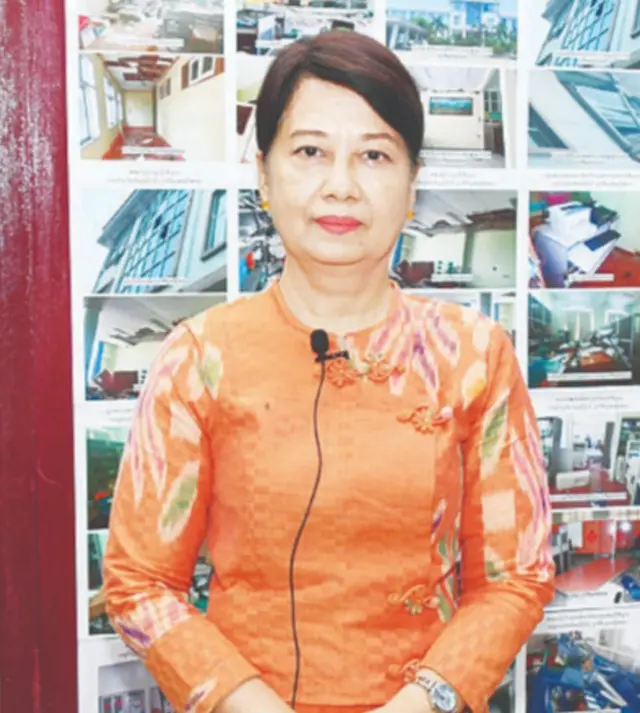 လေ့လာဆန်းစစ် အကဲဖြတ်ရေးဦးစီးဌာနရဲ့ ညွှန်ကြားရေးမှူးချုပ် ဒေါက်တာချောချောစိန်