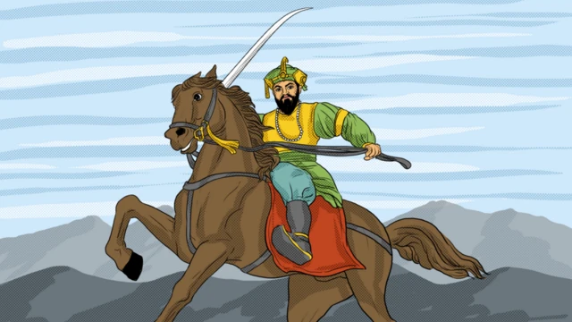 સુલતાન મોહમ્મદ બેગડાનું ચિત્ર 