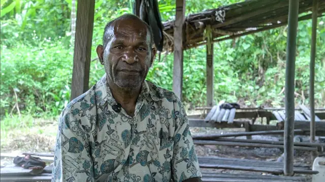 Kampung Omon, orang asli Papua