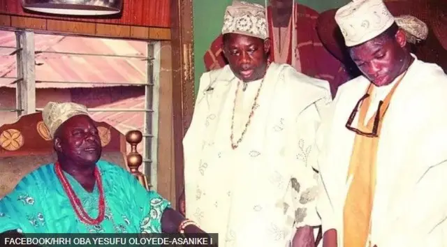 Ọba Asanikẹ ati MKO Abiola.