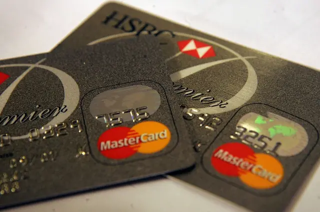 HSBC ක්‍රෙඩිට් කාඩ් පතක්