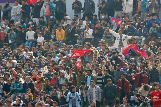 नेपालका क्रिकेट समर्थक
