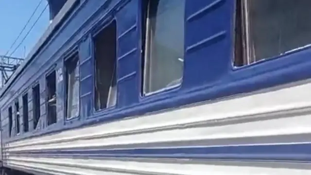 Последствия удара по поезду Одесса — Запорожье