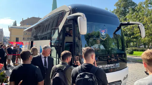 Odlazak srpske reprezentacije